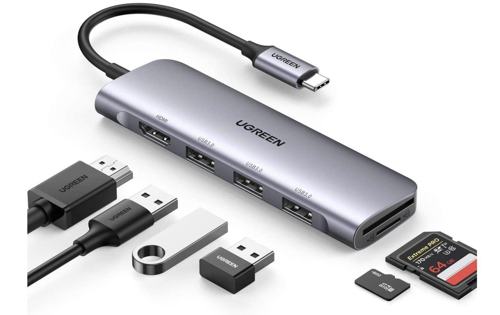 Hub USB-C 6 in 1, espandi le porte del Mac a 27€ con Coupon