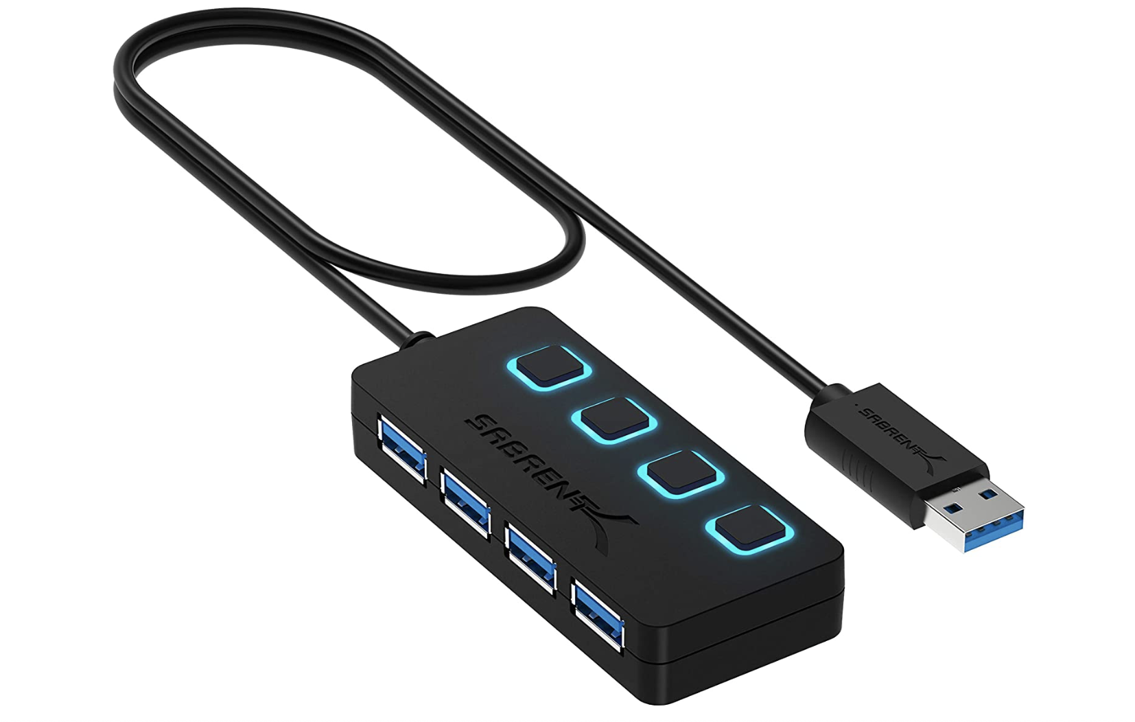 Hub USB con interruttori individuali: scontato a 6€