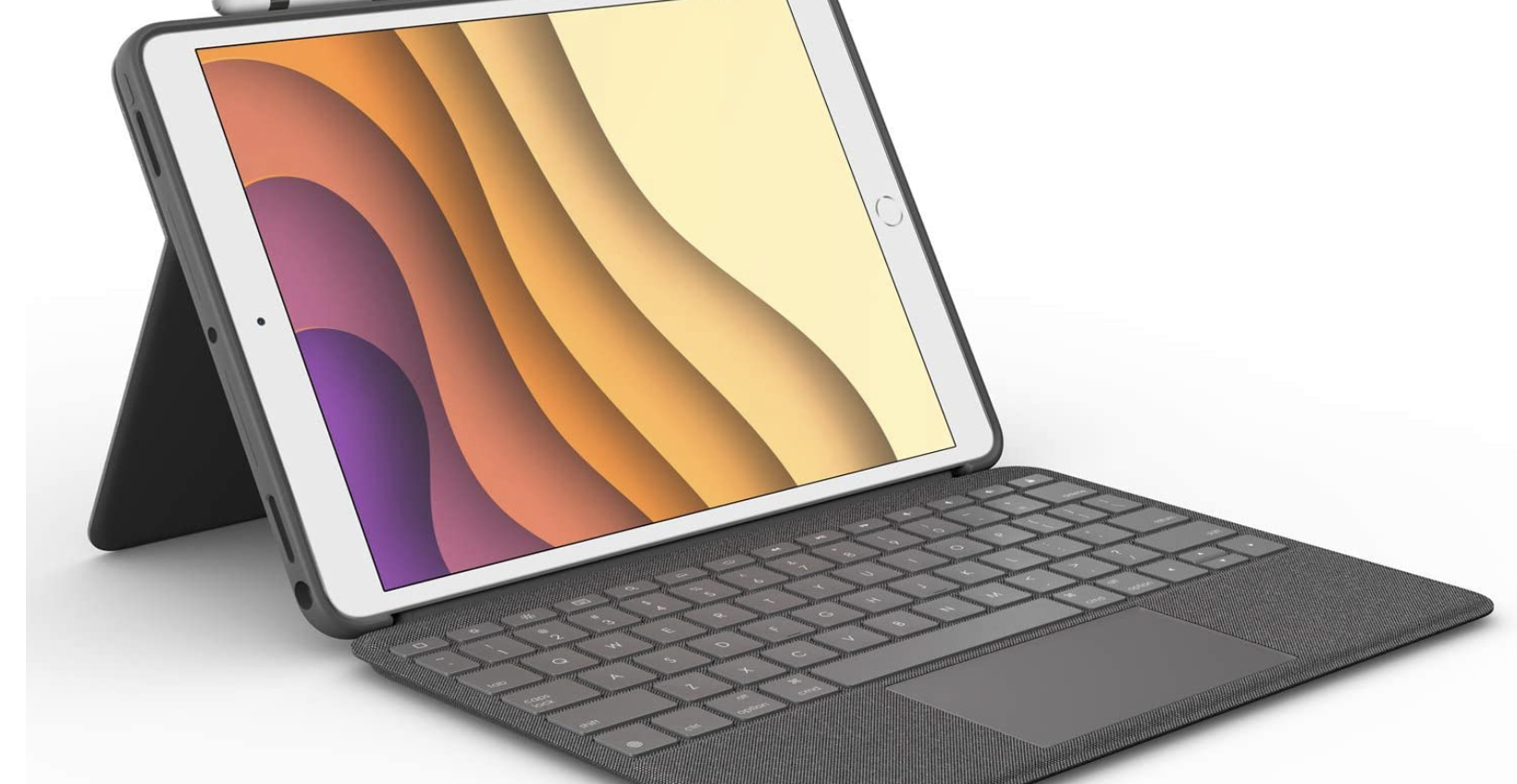 Logitech Combo Touch Custodia e Tastiera ‎per iPad Air, sconto 37€