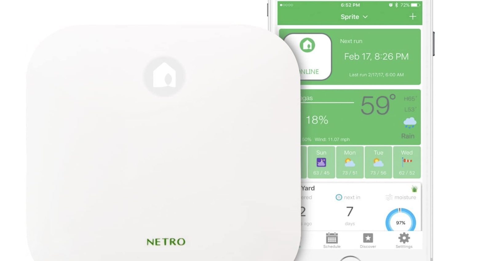 Netro Sprinkler, irrigatore smart con meteo: scontato a 149€