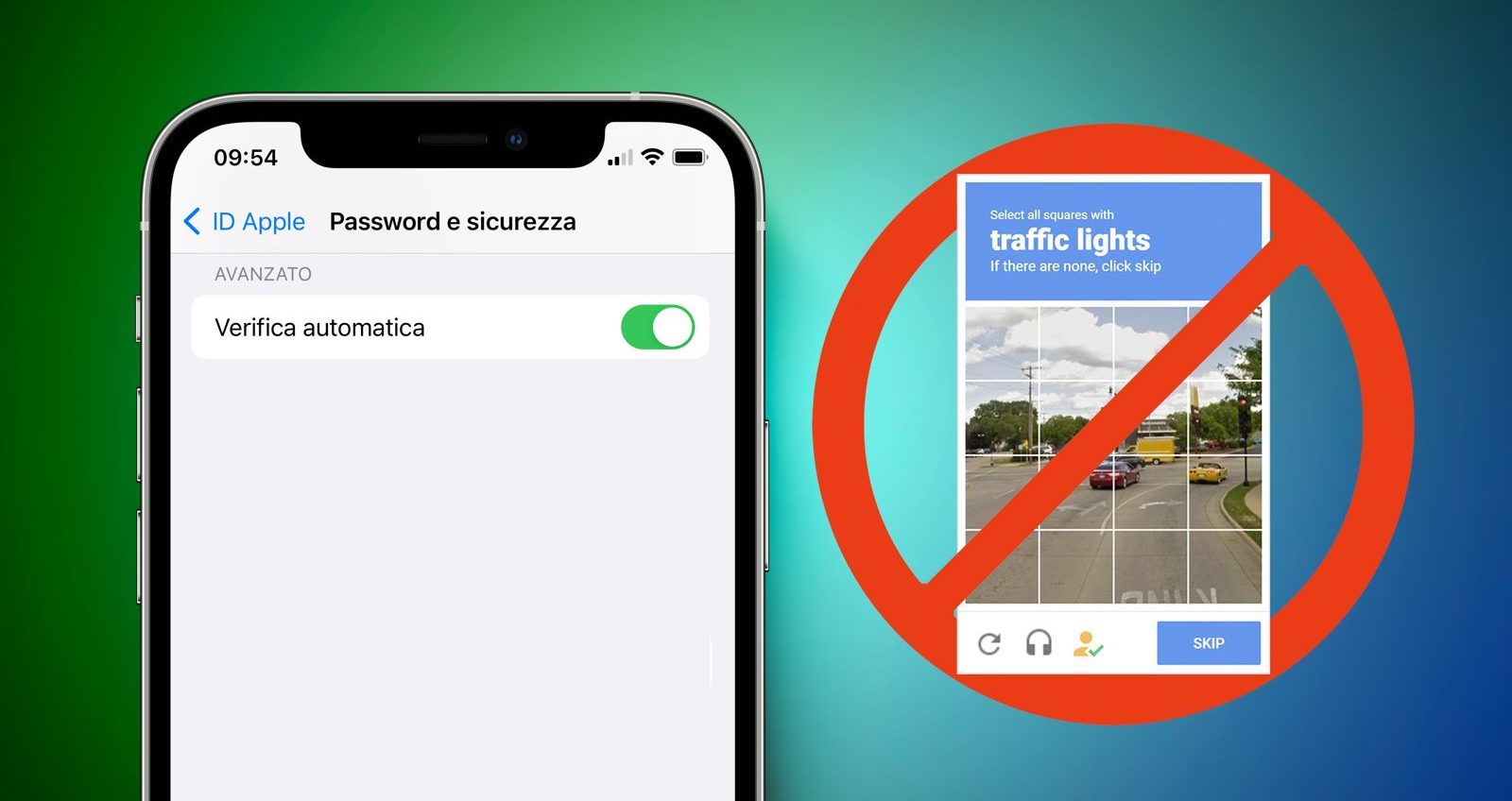 iOS 16: togliere i CAPTCHA dai siti Web
