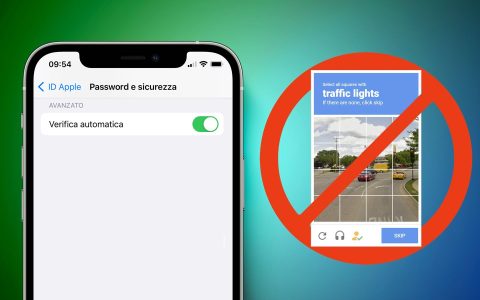 iOS 16: togliere i CAPTCHA dai siti Web