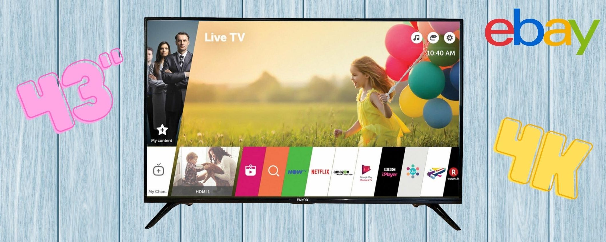 Smart TV da 43