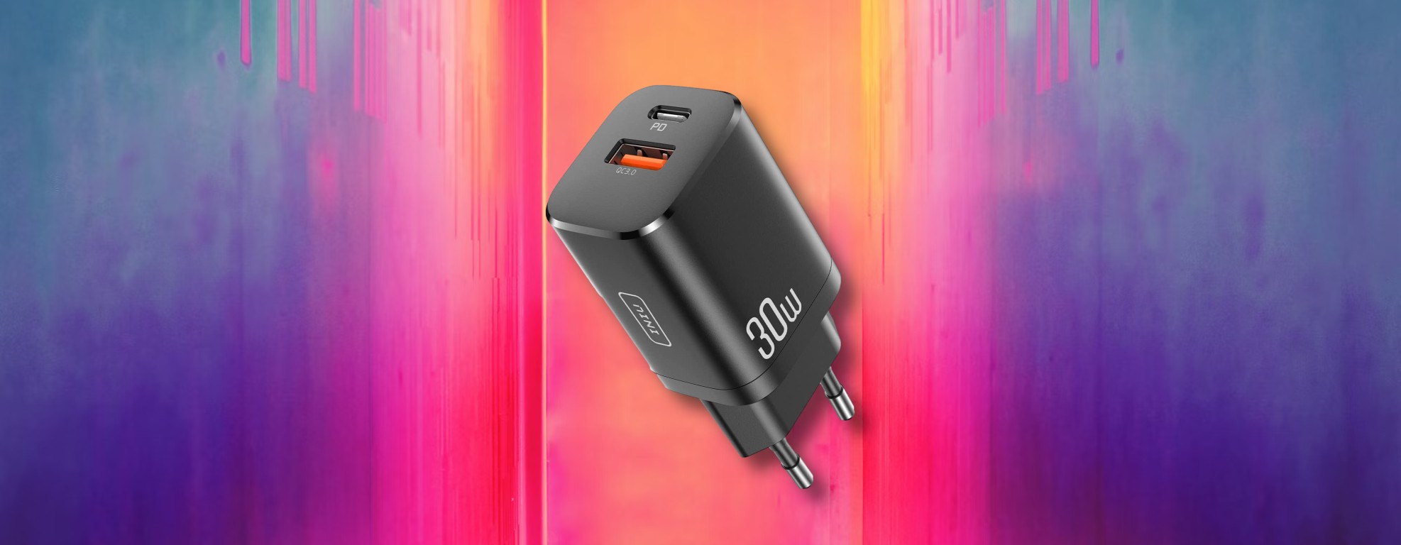 Caricabatterie da 30W con porta USB-C in OFFERTA LAMPO: tuo a meno di 10€