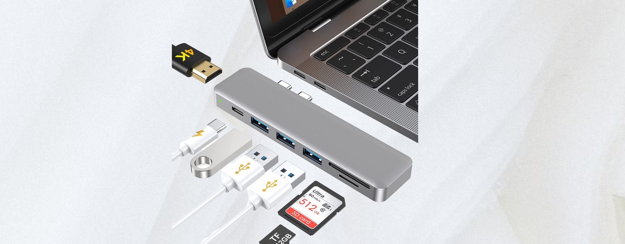 Hub USB-C 7-in-1 per MacBook Pro e Air: SCONTO 33%