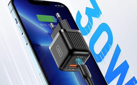 Caricabatterie USB-C 30W in SCONTO ESAGERATO 57%