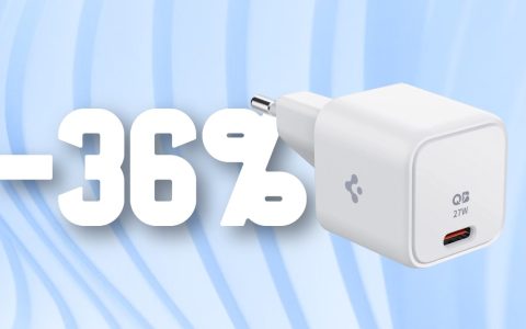 Caricabatterie USB-C 27W Spigen, OFFERTONA con Coupon