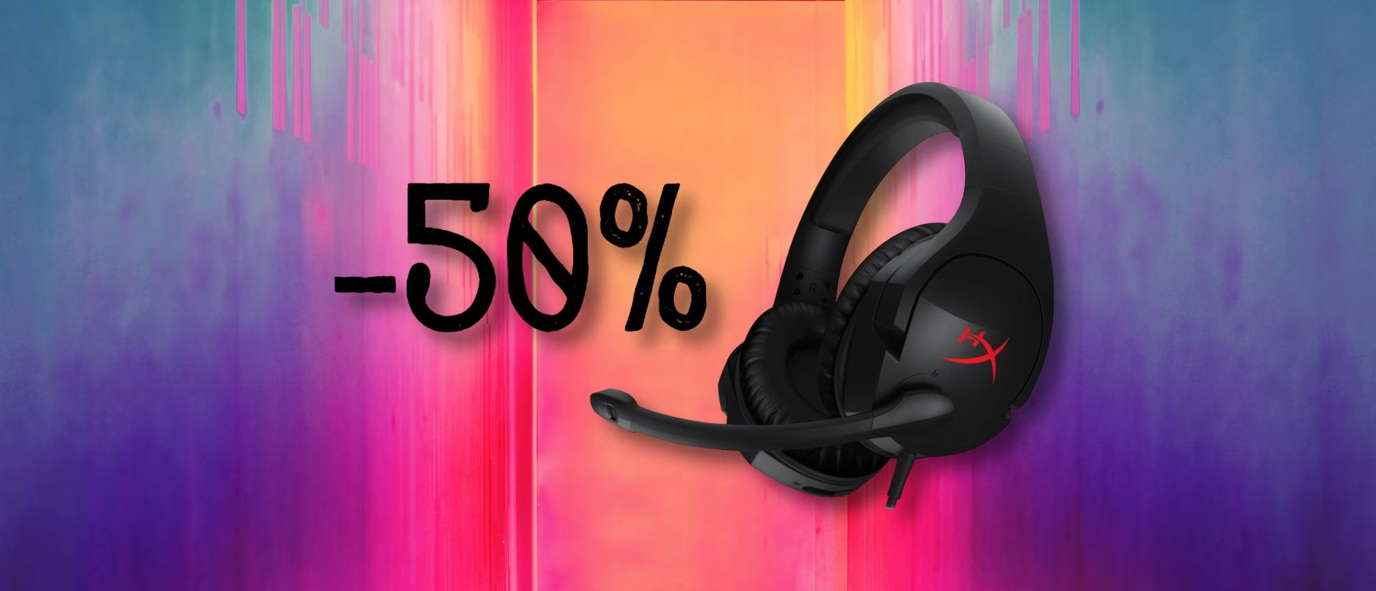 HyperX Cloud Stinger, SUPER SCONTO 50%: cuffie da gaming e non solo