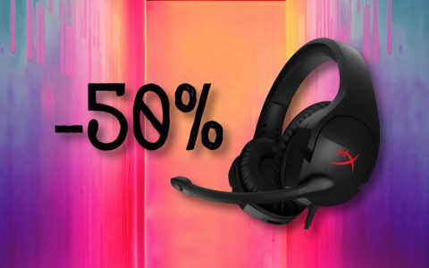 HyperX Cloud Stinger, SUPER SCONTO 50%: cuffie da gaming e non solo