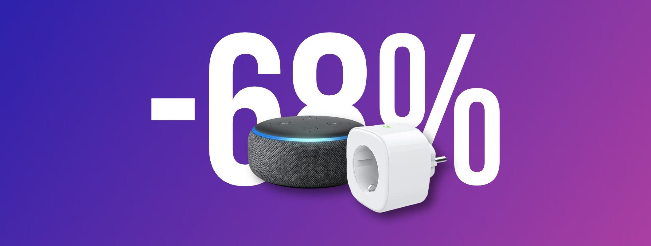 Echo Dot + Presa Smart Meross ad un PREZZO ASSURDO: 68% di sconto per la tua casa smart