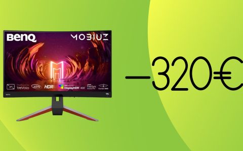 Monitor Benq Mobiuz 2K da 27 pollici SCONTATO di 320€: SPETTACOLO PURO, il tuo Mac Mini ti ringrazierà