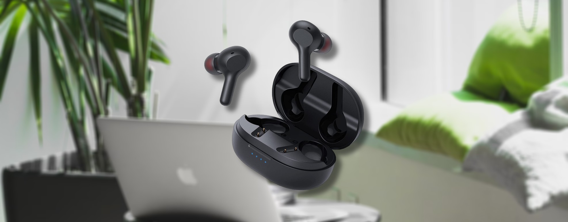 Auricolari wireless impermeabili e con comandi touch a poco più di 10€: SCONTO con COUPON