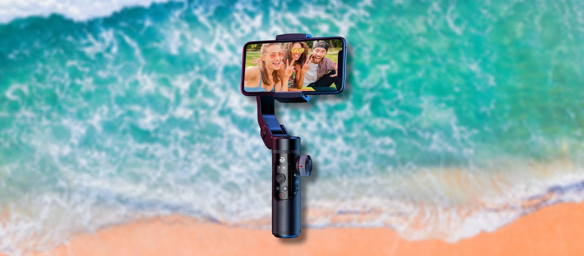 Stabilizzatore Gimbal a tre assi in OFFERTA LAMPO: se non hai un iPhone 14, questo gadget è FENOMENALE