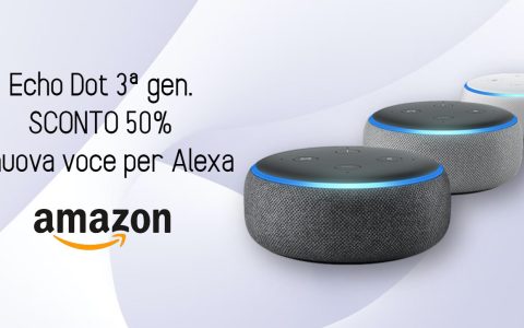 Echo Dot 3 a metà prezzo: a Natale regala tecnologia