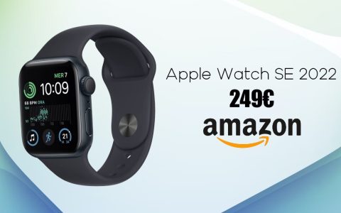 Apple Watch SE 2ª gen: sconto immediato 10%