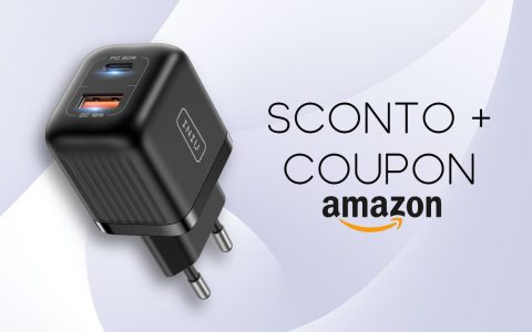 Caricabatterie USB-C da 30W: solo 10€ con SCONTO e COUPON