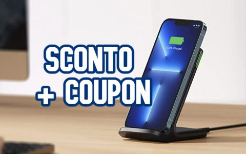 Caricabatterie wireless da 15W in OFFERTA Sconto+Coupon