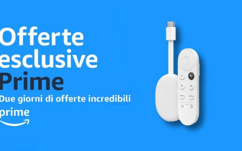 Offerte Esclusive Prime: Chromecast con Google TV al MINIMO STORICO (-43%)