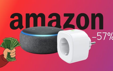 Su Amazon c'è una BOMBA: SCONTO del 57% sul bundle con Echo Dot 3a Gen e presa smart Meross