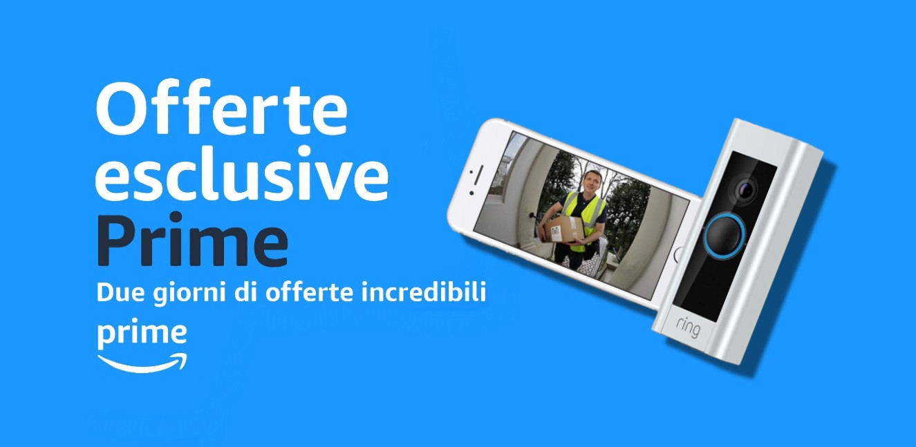 Offerte Esclusive Prime: il prezzo del Ring Video Doorbell Pro CROLLA con lo sconto del 59%