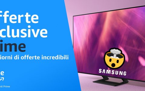 Offerte esclusive Prime 11-12 ottobre: Smart TV Samsung a prezzi INCREDIBILI