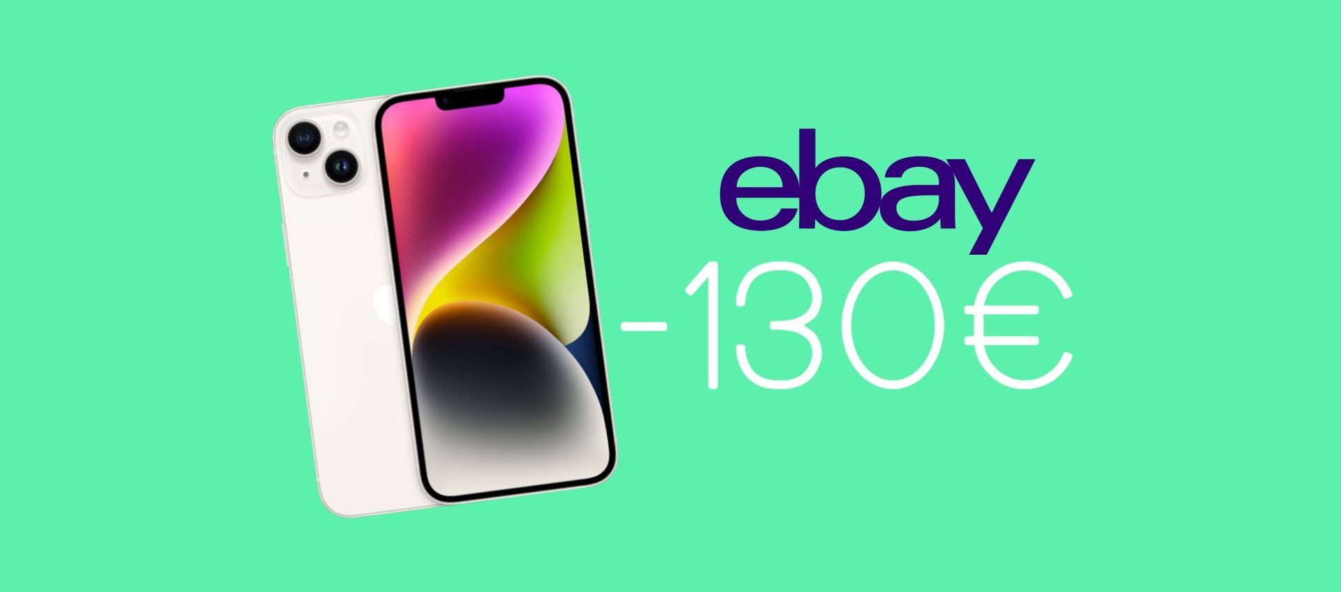 iPhone 14 Galassia in PROMO su eBay: con lo sconto di 130 euro la cosa si fa seria