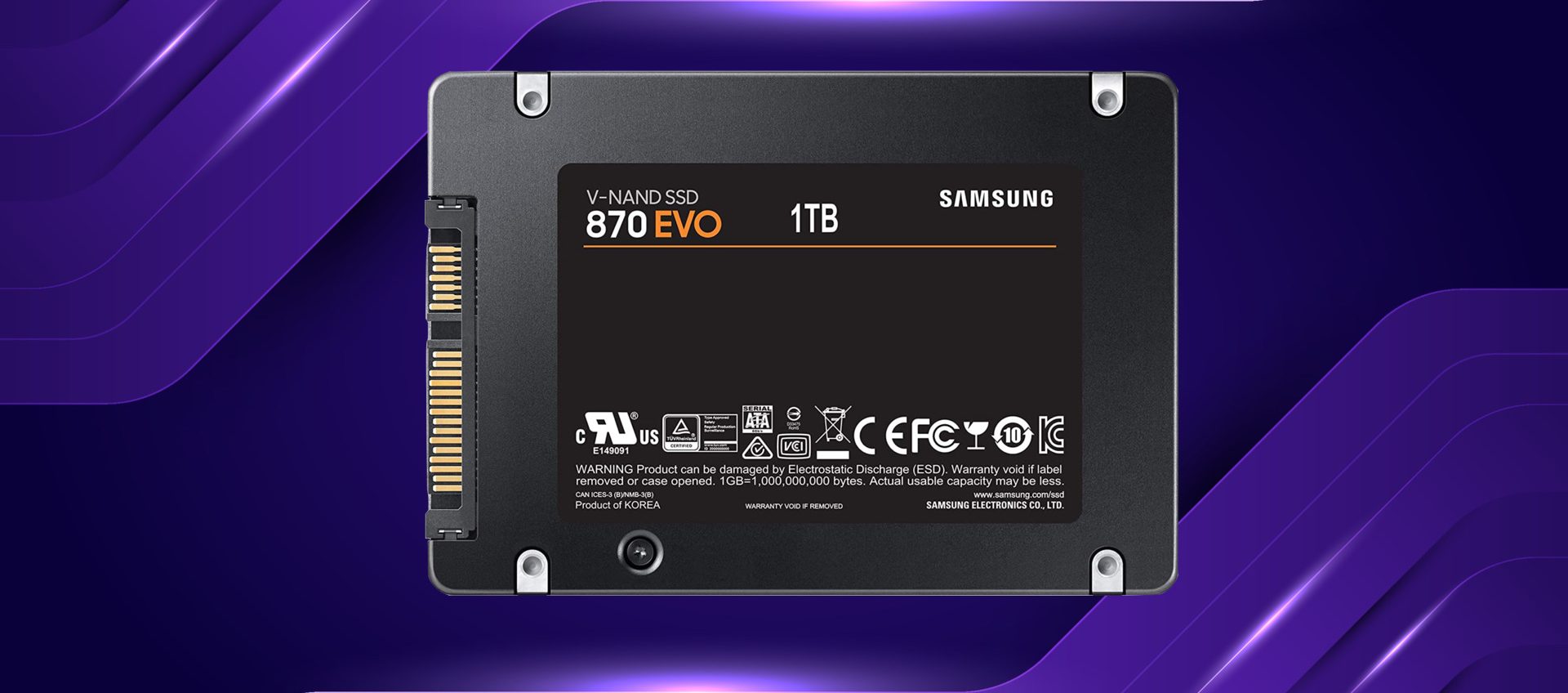 SSD Samsung 870 Evo 1 TB in offerta speciale su Amazon