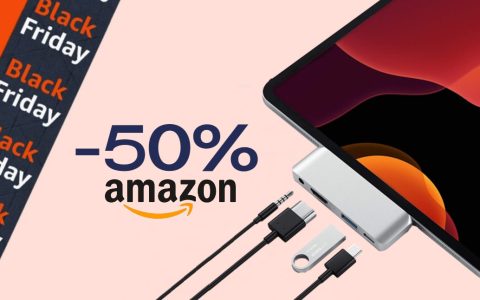 Black Friday 2022: l'adattatore USB-C per iPad di Satechi è A METÀ PREZZO