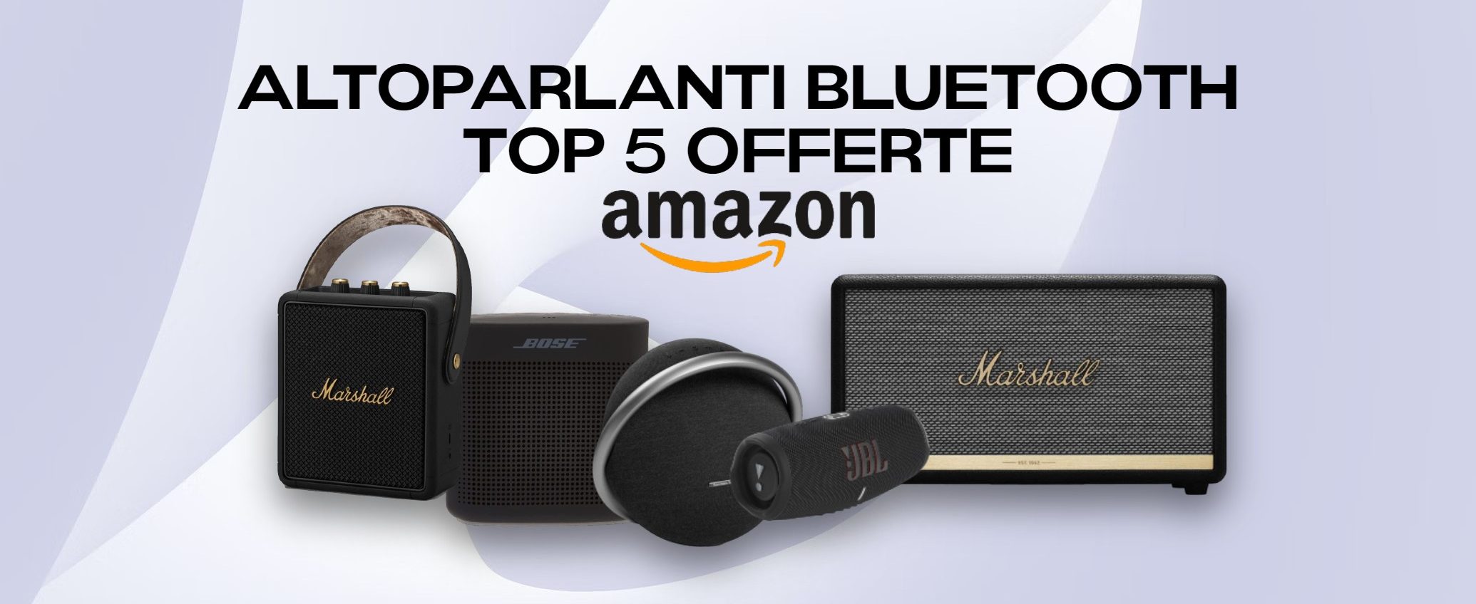 Altoparlanti Bluetooth: le 5 migliori offerte Amazon sui device Marshall, Bose e non solo