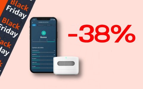 Black Friday 2022: Amazon Smart Air Quality Monitor A MENO DI 50€