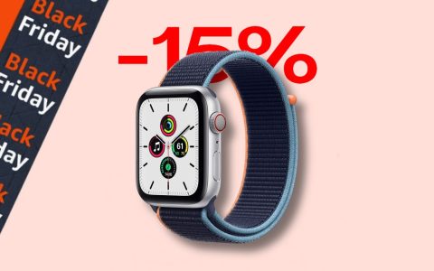 Black Friday 2022: OTTIMA OFFERTA su Apple Watch SE 2020 GPS+Cellular