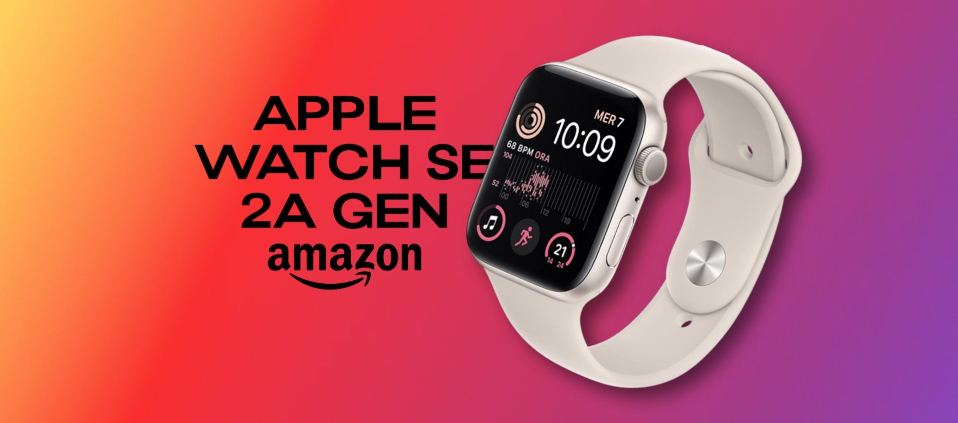 Apple Watch SE 2ª gen. GPS: PROMO Amazon a 63€/mese