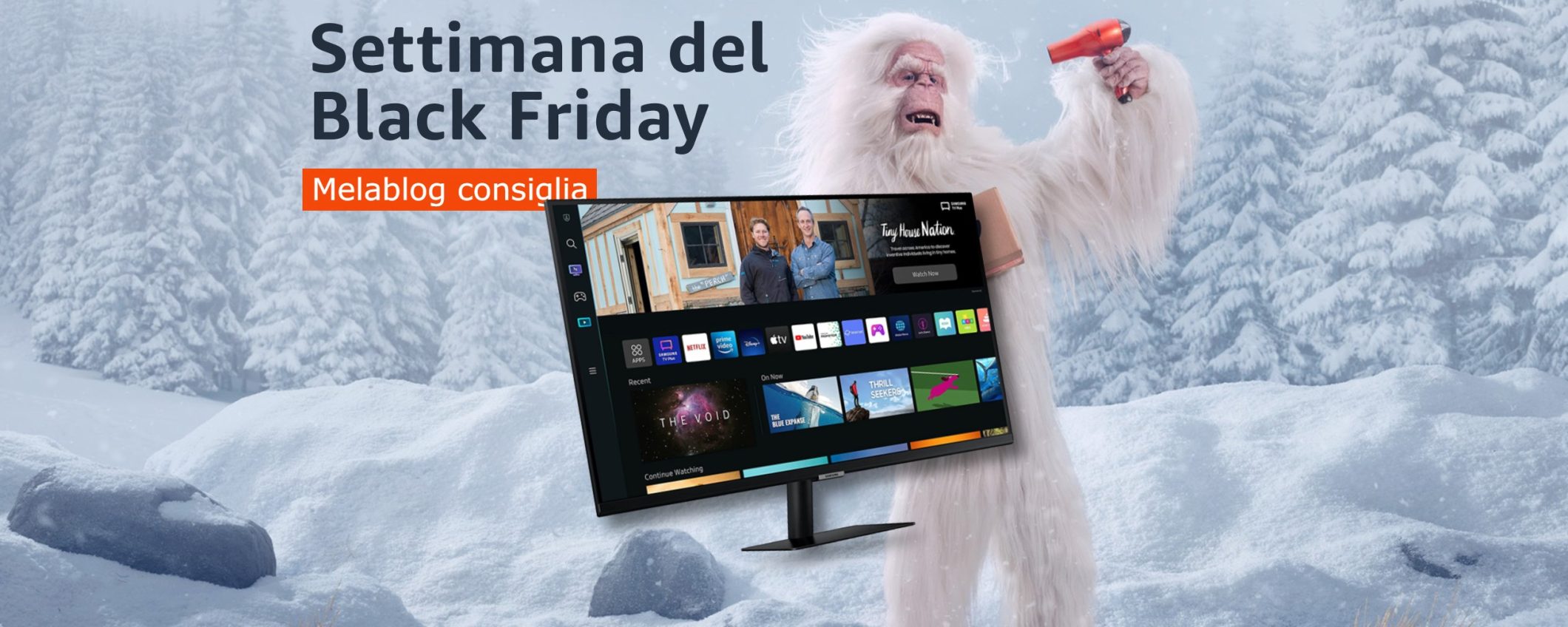 Samsung, il suo Smart Monitor M5 da 32 pollici è in SUPER PROMO per il Black Friday