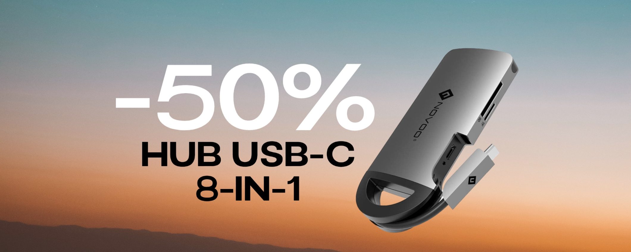 L'hub USB-C 8-in-1 più amato su Amazon torna al 50%: SCONTO TOP, ma fai in fretta