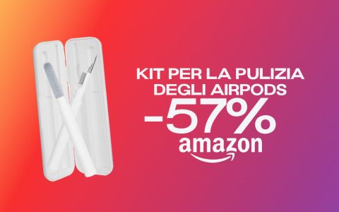 AirPods sempre come nuovi grazie al kit di pulizia ora SCONTATO del 57%