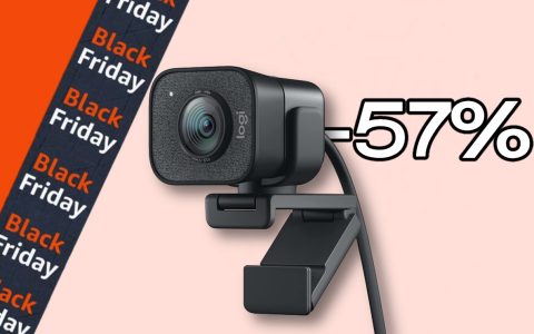 Logitech StreamCam: OFFERTA FOLLE -57% con il Black Friday