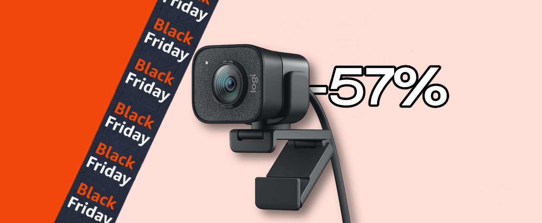 Logitech StreamCam: OFFERTA FOLLE -57% con il Black Friday