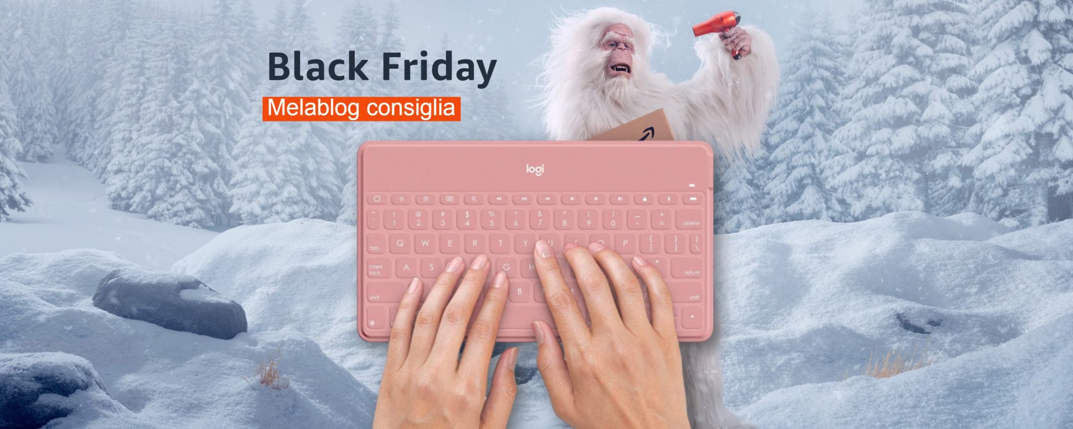 Logitech Keys-To-Go al MINIMO STORICO con il Black Friday (-44%)