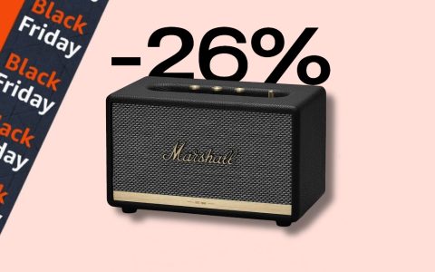 Black Friday 2022: l'altoparlante Bluetooth Marshall Acton II è in SCONTO