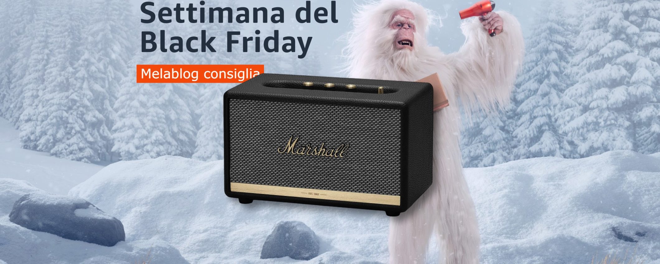 Marshall Acton II di nuovo disponibile e in PROMO con gli sconti Black Friday