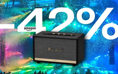 Marshall Acton II: SCONTO PAZZESCO del 42% sull'altoparlante Bluetooth