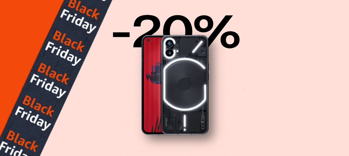 Black Friday 2022: Nothing Phone (1), lo smartphone trasparente, è in PROMO (-20%)