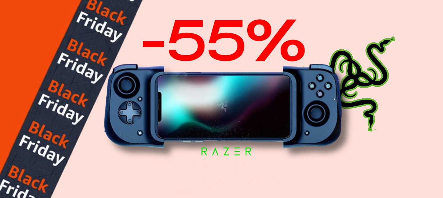 Black Friday 2022: controller Razer Kishi per iPhone SCONTATO del 55%