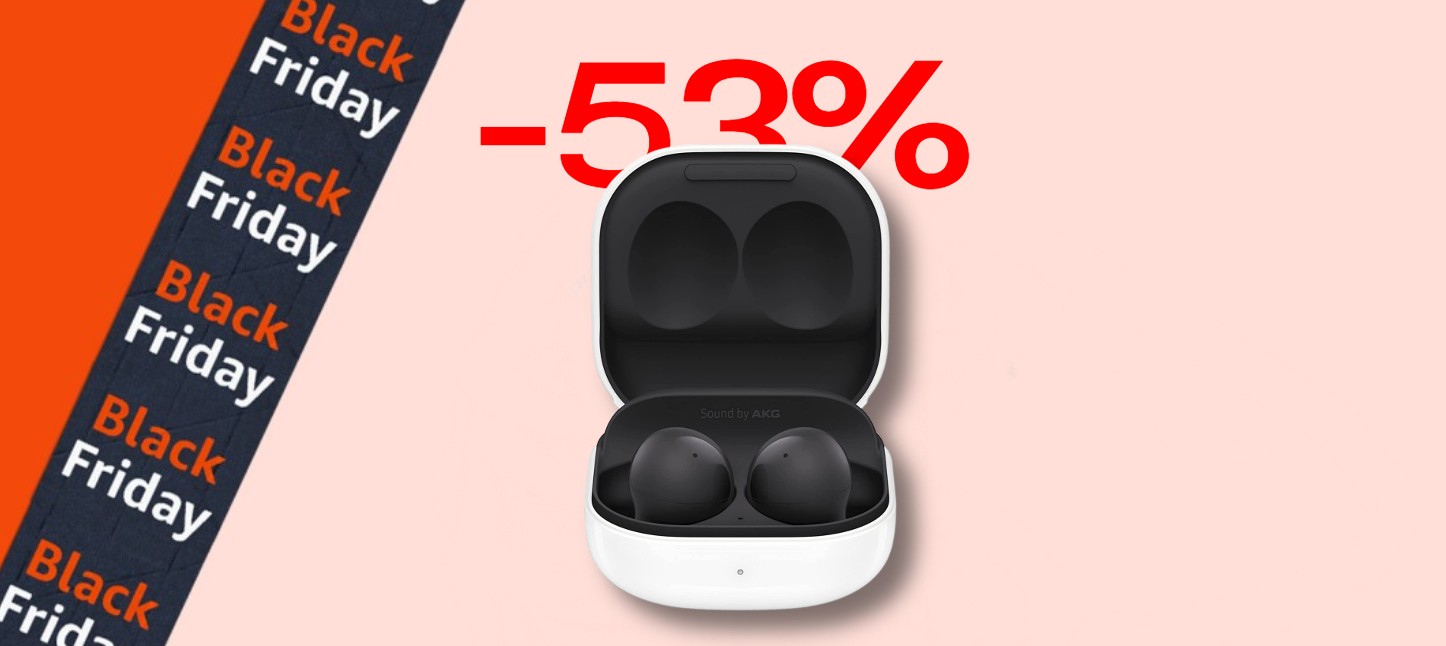 Black Friday 2022: Samsung Galaxy Buds2 al MINIMO STORICO (-53%)