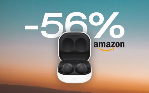 Samsung Galaxy Buds2: Amazon FUORI DI TESTA con lo SCONTO di oltre 110€