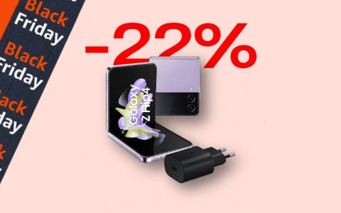 Black Friday 2022: SCONTO WOW di 250 euro sul Samsung Galaxy Z Flip4