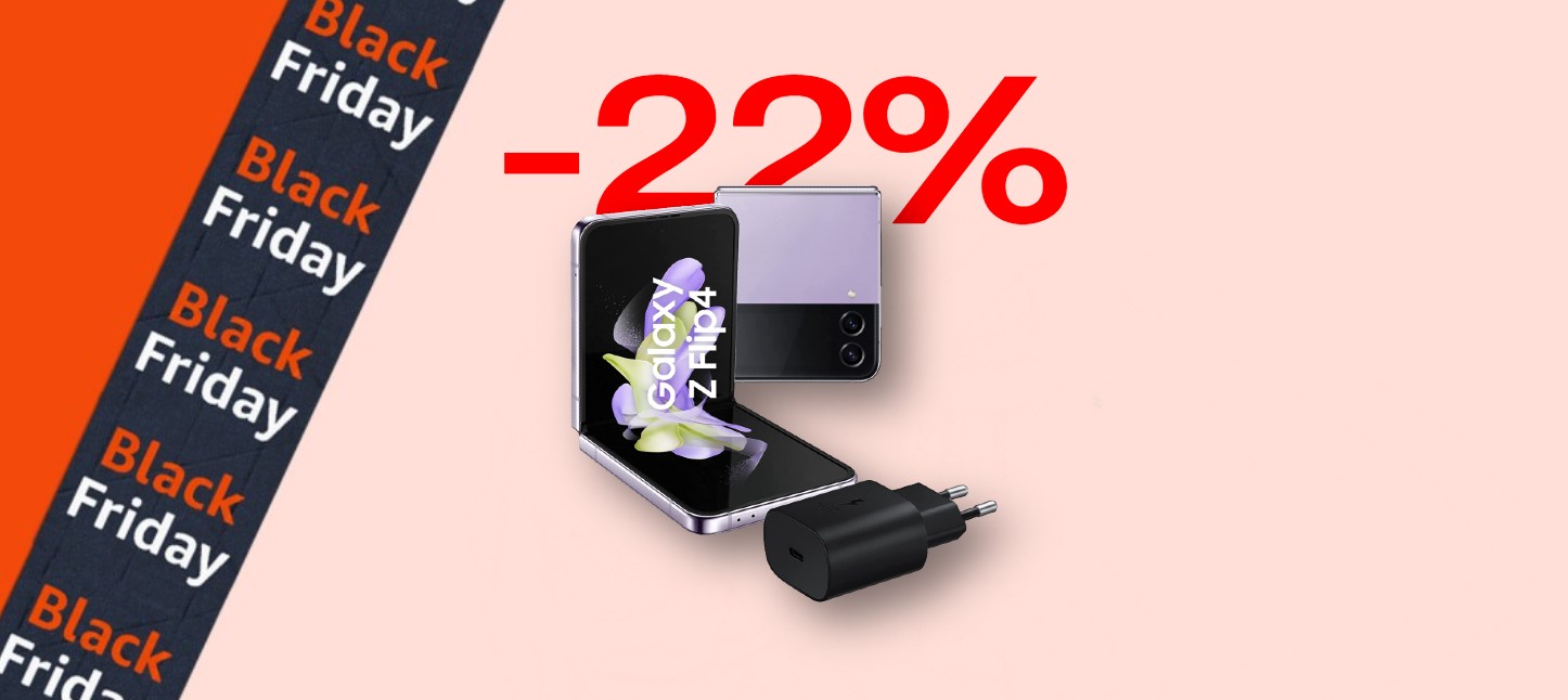 Black Friday 2022: SCONTO WOW di 250 euro sul Samsung Galaxy Z Flip4