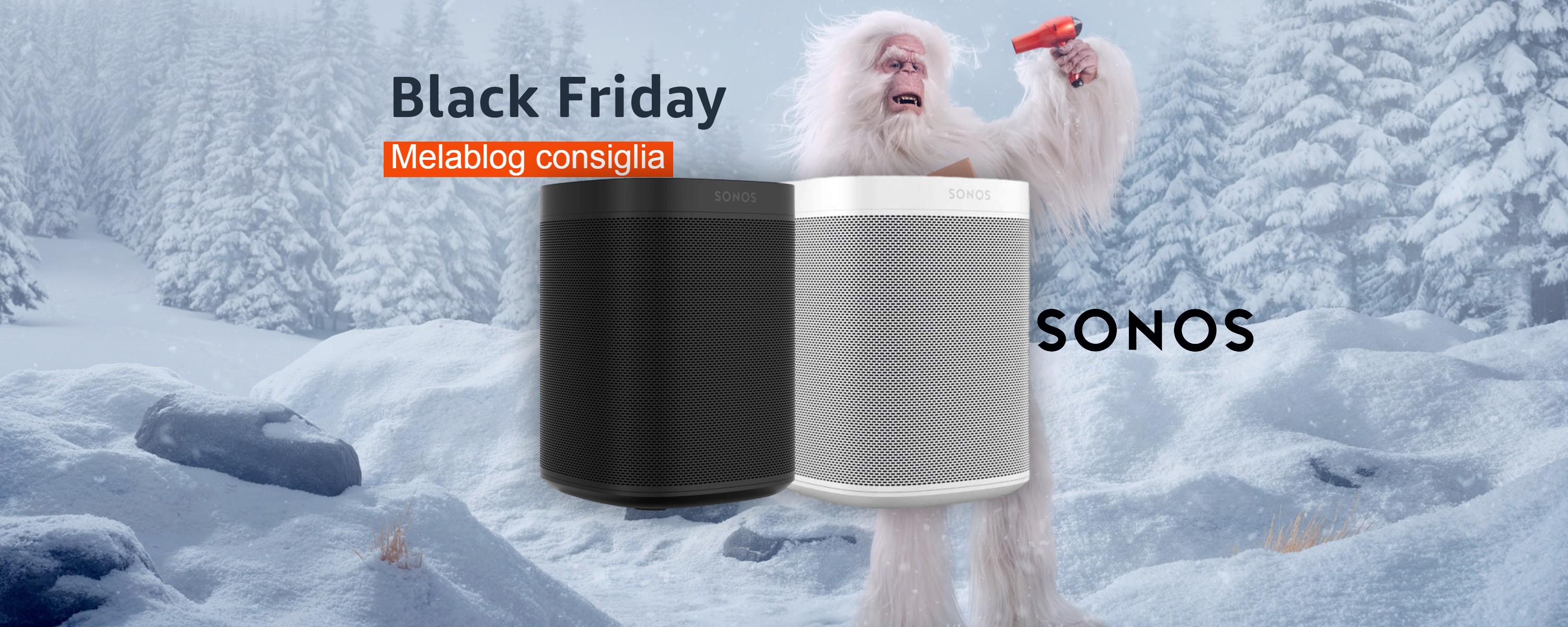 Sonos One lo speaker Bluetooth è tra le PROMO Black Friday Melablog