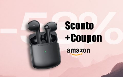 Auricolari wireless IPX5 compatibili iOS: solo 19€ spedite