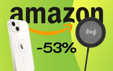 Caricabatterie magnetico per iPhone 12/13/14 SCONTATO del 53% su Amazon